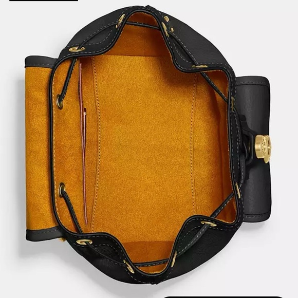 NWT- COACH Riya Backpack 21 Black - Picture 6 of 16